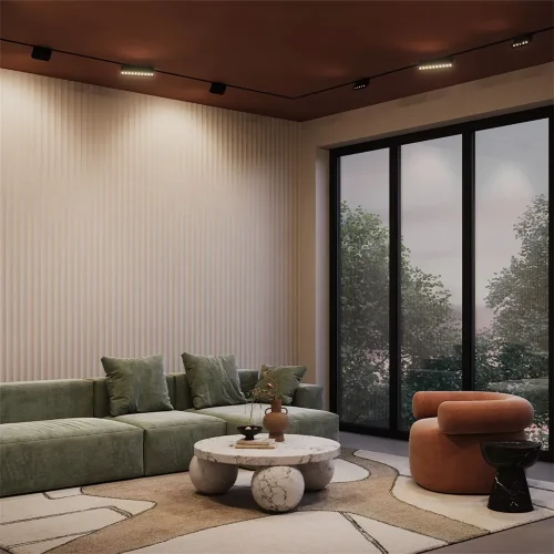 Трековый светильник Точки / Points Rot Gravity 4000K 10Вт 30° (Черный) TR077-2-10W4K-B - фото 4