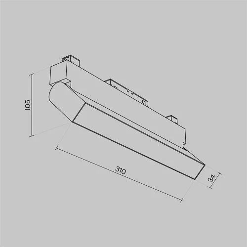 Трековый светильник Базис / Basis Gravity 3000K 20Вт 120° (Черный) TR075-2-20W3K-B - фото 9