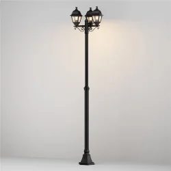 Садово-парковый светильник Abbey Road E27х3 60Вт IP 44 (Черный)