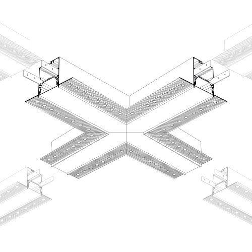 Крестовина SL-LINIA55-FANTOM (Arlight, Металл) - фото 2