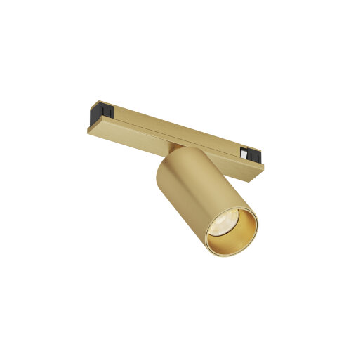 DK5740-SB Светильник для трека SHINE SPOT со светодиодом, D35*H70, 48V DC, 6W, RA?90, 3000K, IP20, сатинированная латунь, алюминий. Фото 4