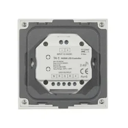 Сенсорная панель T4-1 White IC63 (12-24V, 4x3A, 4x(36-72W), RGBW, RF 2.4GHz)