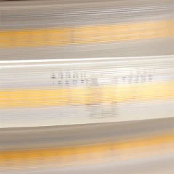Светодиодная лента COB 280 chip/m, 220V, 15W/m, warm white, IP68, 280WW