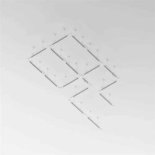 Шинопровод 2м Trinity накладной/подвесной белый (Белый) - фото 4