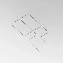 Шинопровод 2м Trinity накладной/подвесной белый (Белый)