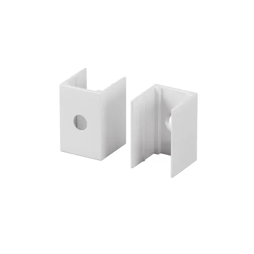 Клипсы для гибкого неона 12x12 мм 2 шт. (Белый) - фото