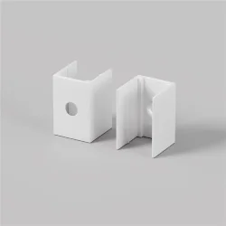 Клипсы для гибкого неона 12x12 мм 2 шт. (Белый)