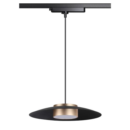 Подвес трековый однофазный трехжильный светодиодный «Novotech» 358592, серия: PILZ (крепление на планке). Фото 1.