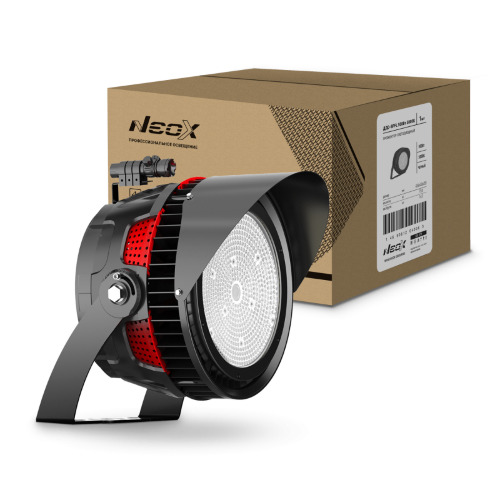 Прожектор светодиодный ДДО-SPFL 500Вт 100-277В 5000К 65000Лм 130Лм/Вт 45 градусов IP66 гарантия 7 лет NEOX - Фото