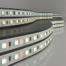 Светодиодная лента 24 В 10 Вт/м 60 LED/м 5050 IP20, MIX теплый белый 3300K/холодный белый 6500K, 5 м - Фото 3