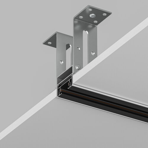 TR3020-AL Закладной профиль для встраиваемого монтажа однофазного трека 2м. Фото 3