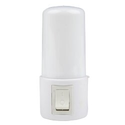 DTL-312 Светлячок-White Светильник-ночник, Механический выключатель, Белый
