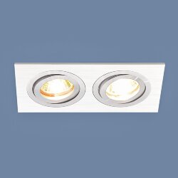 Точечный светильник с белой шлифованной поверхностью 1051/2 WH белый (035244)