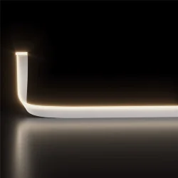 Светодиодный гибкий неон 24 В 10 Вт/м 120 Led/м 2835 IP65, теплый белый 3300K, 5м 24V 10W 120Led 2835 IP65 (056258)