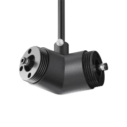 Угловой коннектор 120° для системы Shelf с вводом питания (Черный) CA018LWC-P-B