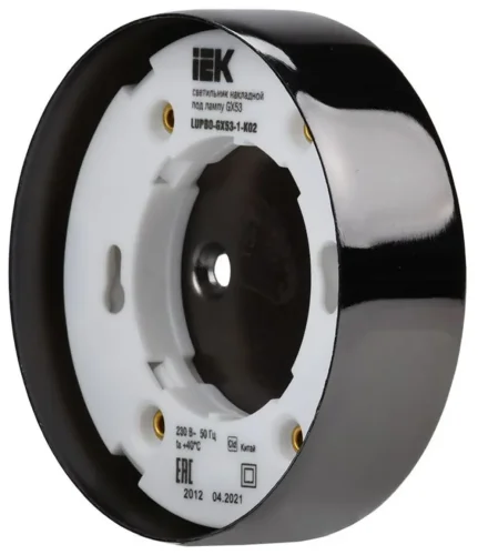 Светильник накладной под лампу GX53 черн. IEK LUPB0-GX53-1-K02 - фото