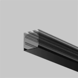 Рассеиватель для профиля 35×35 (Чёрный, 2 м), ALM-35-B-DF-2M 642040 (Черный)