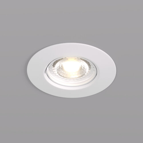 DK3028-WH Встраиваемый светильник, IP 20, 10 Вт, GU5.3, LED, белый, пластик.