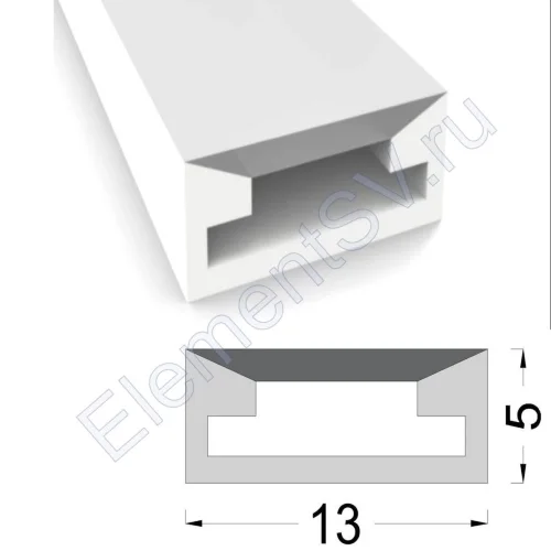 Cиликоновая оболочка T0513 S2 (13*5mm, pcb 10mm, прозрачный рассеиватель) - фото.