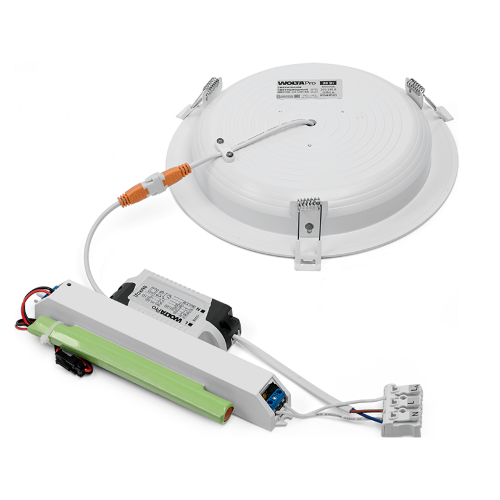 Светильник WOLTA PRO ДАУНЛАЙТ ДВО06-30-051-5К с БАП EM3 30Вт 5000К Матовый - фото 3.