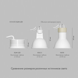 Лампа Denkirs Slim Led | СЛИМ ЛЕД , Denkirs DK3000-8W dim