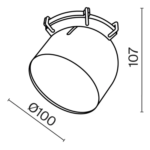 Подвесной светильник Чаша / Cup Parity 4000K 12Вт 120° черный (Черный) TR124B-12W4K-B - фото 10