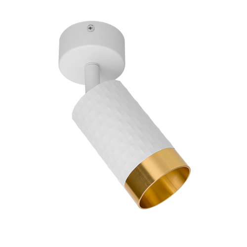 Светильник WOLTA WSL-GU10/S10WG под лампу GU10 Белый / Золотой CELLA - фото 8.