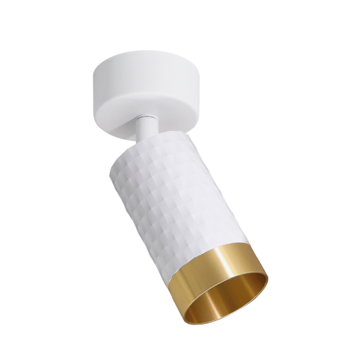 Светильник WOLTA WSL-GU10/S10WG под лампу GU10 Белый / Золотой CELLA - фото 8.