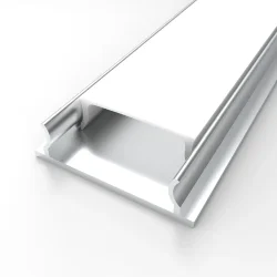 Алюминиевый профиль гибкий 259 (2000x18x6мм с рассеивателем)