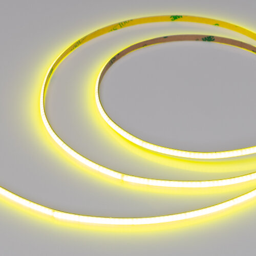 Светодиодная лента COB-X480-4mm 24V Yellow Volt (4 W/m, IP20, 5m) (Arlight) 046916 - фото