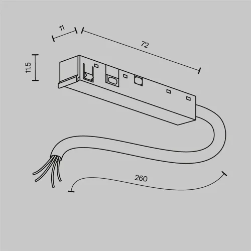 Ввод питания Exility X, черный (Черный) TRA239B-42B - фото 6