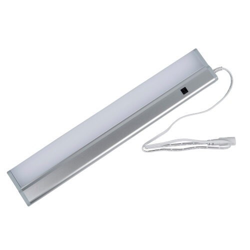 ULI-F41-5.5W-4200K-DIM SENSOR IP20 SILVER Панель линейная светодиодная ультратонкая, с бесконтактным выключателем, 300х53х14мм, 280Lm, Серебристый - фото 3