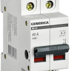 Выключатель нагрузки (мини-рубильник) 2п 40А ВН-32 GENERICA MNV15-2-040