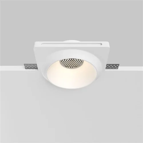 Встраиваемый светильник Gyps Modern GU10 1х10Вт (Белый) - фото 2
