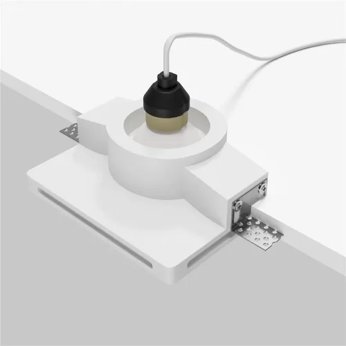 Встраиваемый светильник Gyps Modern GU10 1х10Вт (Белый) - фото 4