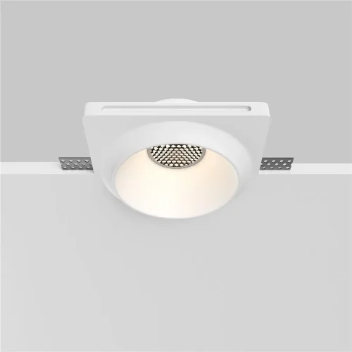 Встраиваемый светильник Гипс Модерн / Gyps Modern 1*GU10 10 Вт (Белый) DL124-GU10-01-TRS-W - фото 2