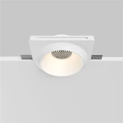Встраиваемый светильник Гипс Модерн / Gyps Modern 1*GU10 10 Вт (Белый) DL124-GU10-01-TRS-W