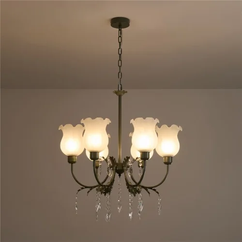 Люстра FR5523PL-06BL Айлилн / Aileen E27x6 (Зеленый) FR5523PL-06BL - фото 10