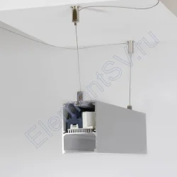 Алюминиевый профиль 203 (2000х50х70мм с рассеивателем)