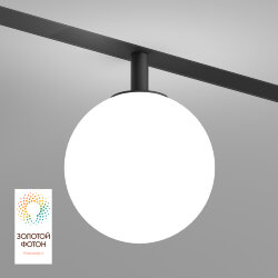 Рассеивающий светильник SMART MOON 5W DIM 3000K-6000K, ?100мм, черный, акрил, Denkirs DK8050-BK