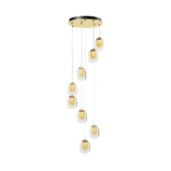 Подвесной светильник Biology 3000К 30Вт (Латунь)