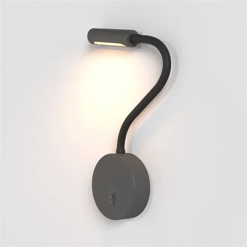 Настенный светильник (бра) Stem 3000К 3Вт IP 20 (Черный) - фото 6