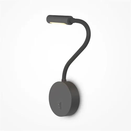 Настенный светильник (бра) Stem 3000К 3Вт IP 20 (Черный) - фото 14