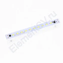 Светодиодная линейка 2835, 12 led, 220V, 5W, 160mm, D164, white