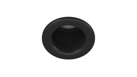 Светильник светодиодный потолочный встраиваемый , серия HIDDEN, Черный, 7Вт, IP20, Теплый белый (3000К), DL-A004-7-BL-WW - фото