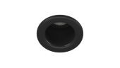 Светильник светодиодный потолочный встраиваемый , серия HIDDEN, Черный, 7Вт, IP20, Теплый белый (3000К), DL-A004-7-BL-WW - фото
