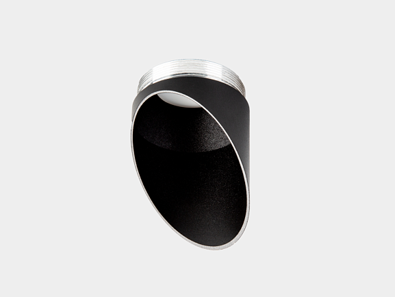 'Дефлектор скошенный сменный для светильников VILLY, Черный, VL-DFL-ANG-BL. Фото 2