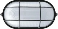 Светильник ЛОН 94 808 NBL-O2-60-E27/BL 1х60Вт E27 IP54 (аналог НПБ 1402 черн. овал с решеткой 60Вт) Navigator 94808 - фото
