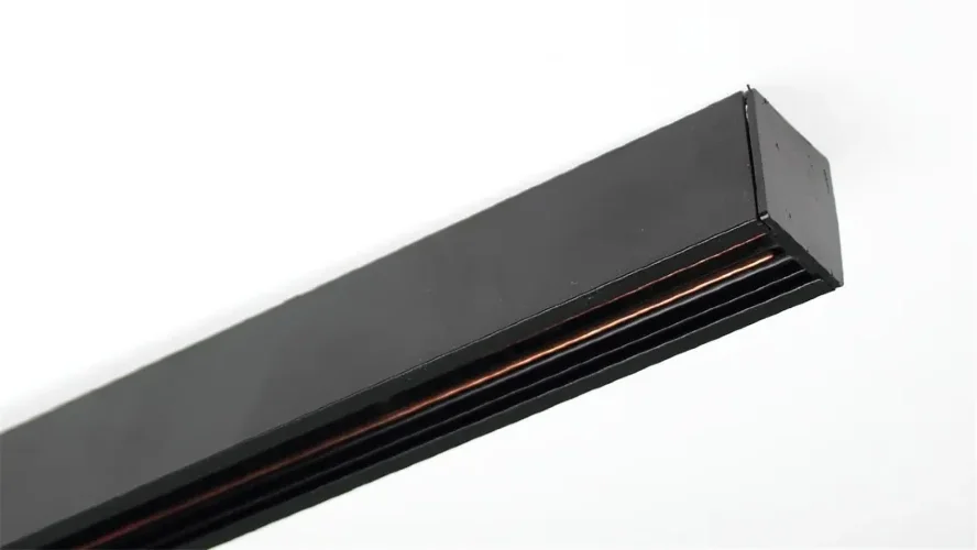 Трек для магнитных светильников 1м B20 MX84 (подвесной, черный) - фото I