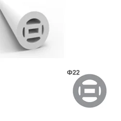 Силиконовая оболочка S22 (D22 mm, pcb 7mm)